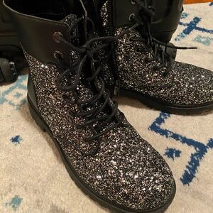 COPY - Michael kors glitter combat boots